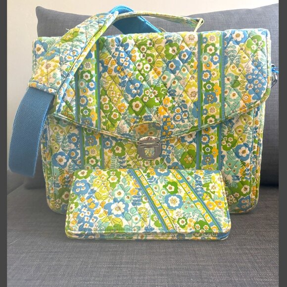 Vera Bradley Handbags - VERA BRADLEY BRIEFCASE TOTE WALLET COMBO